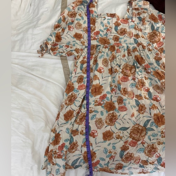 MB Curated by Accent Prone Floral Dress - Boho Peasant Style - Picture 5 of 10
